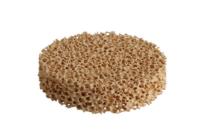 Zirconia ceramic foam filters