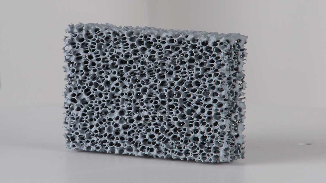 silicon carbide foam filter