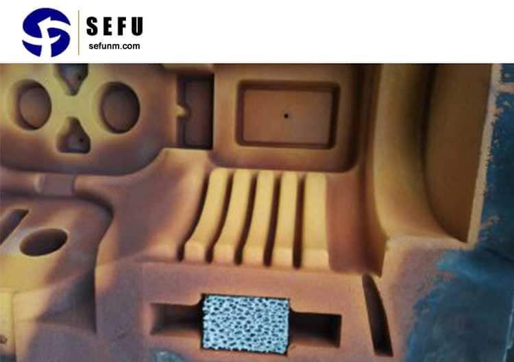 ceramic foam filters in car parts casting industry