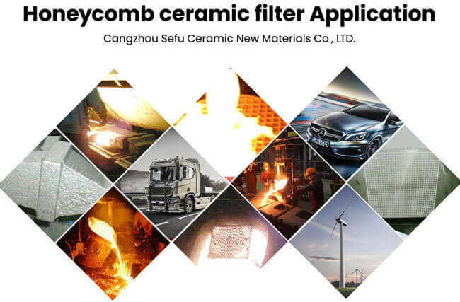 honeycomb ceramic filters application