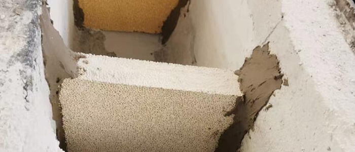 zirconia ceramic filter for cast copper